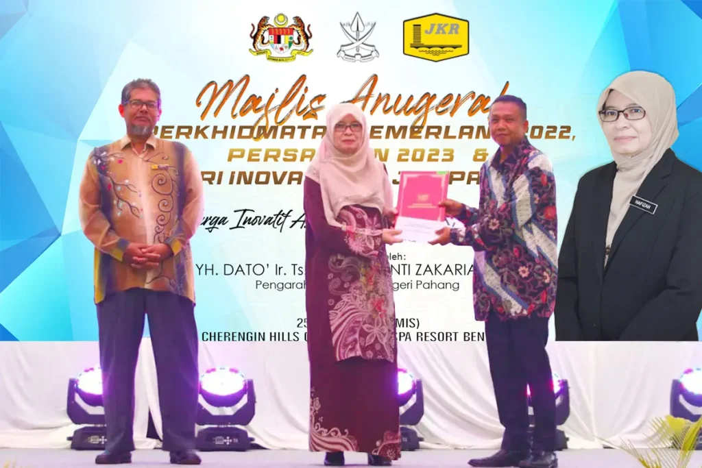 Ketiga : Kategori Pejabat JKR Daerah Terbaik - JKR Daerah Pekan