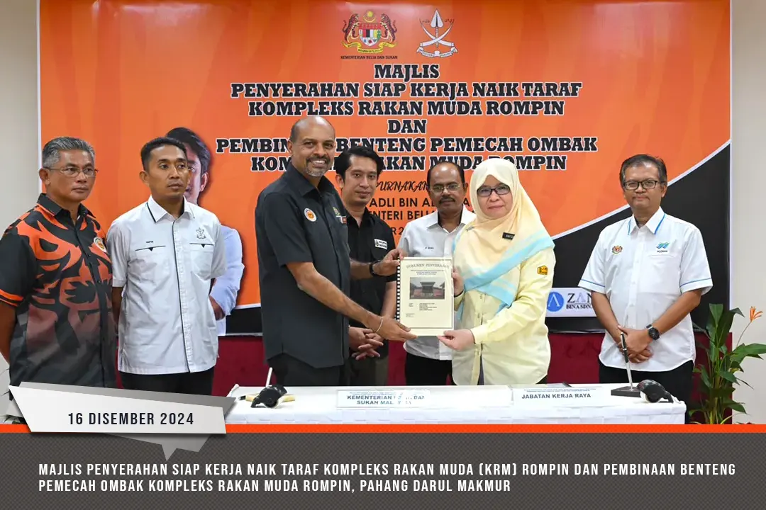 Penyerahan Naik Taraf KRM Rompin dan Pembinaan Benteng Pemecah Ombak 0001