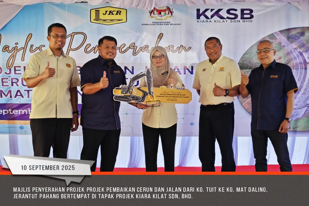10092025 Penyerahan Pembaikan Cerun dan Jalan Jerantut