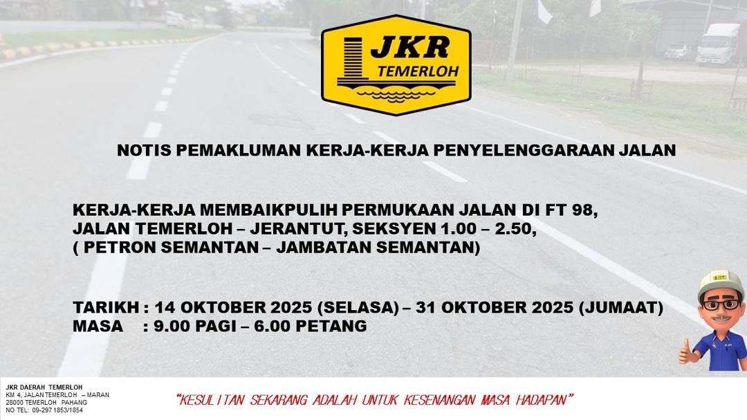 FT98 Jalan Temerloh -Jerantut